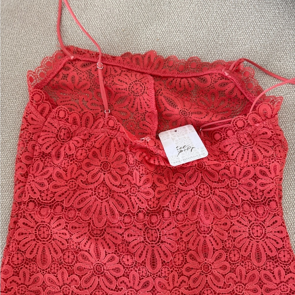 Love and Lace semi sheer Camisole
Free People Coral S - Picture 2 of 4
